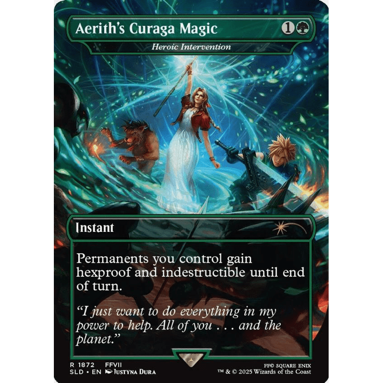 Magic The Gathering Secret Lair Final Fantasy Grimoire Foil Set