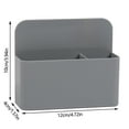 thumbnail image 2 of Marker Holder For Fridge Marker Holder Marker Holder For Whiteboard Marker Pen Pencil Organizer For Whiteboards Refrigerator Grey 12x10x4cm, 2 of 2