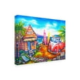 thumbnail image 2 of Deborah Broughton 'Surf Bocpenguins' Outdoor Canvas, 2 of 3