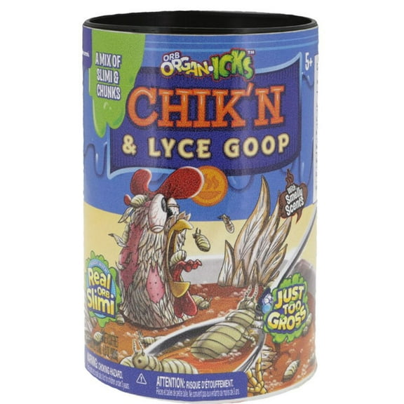 Orb Organ-icks Chikn & Lyce Goop Slime Smelly Scents Goo & Chunky Mix-ins Gross