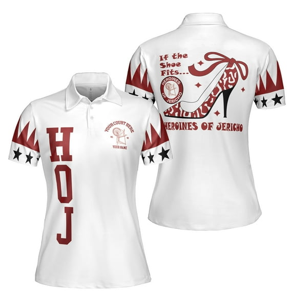 Customized Heroines of Jericho HOJ Sisterhood Women's Polo Shirt S-5XL