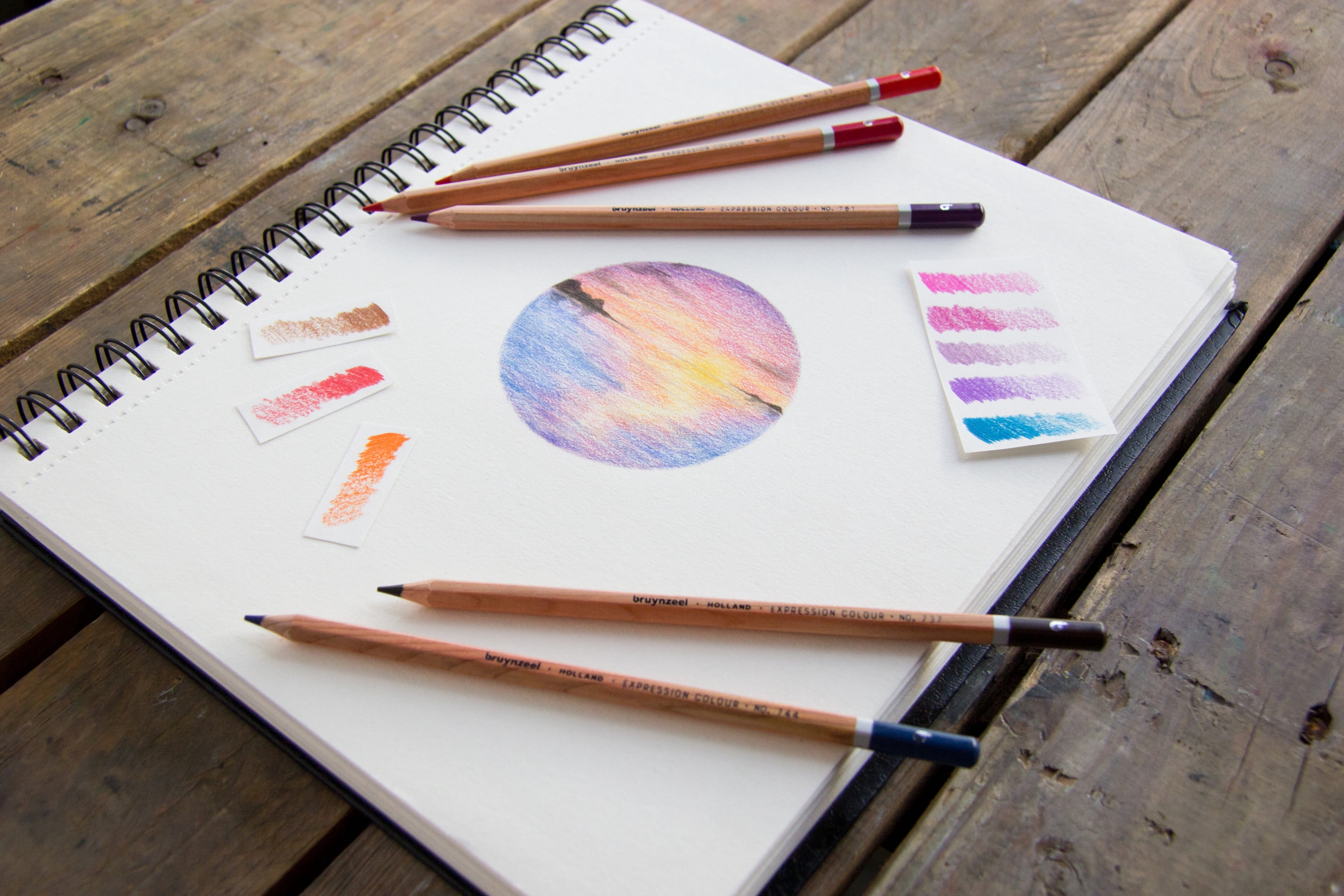 Bruynzeel Expression Colored Pencil Set, 24-Color Set