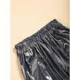 thumbnail image 6 of iEFiEL Little Boys Metallic Harem Pants Youth Juniors Shiny Jazz Hip Hop Performance Costume,Sizes 2-16, 6 of 7