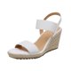 thumbnail image 2 of Sandalias de tacón de cuña informales con boca de pescado y suela gruesa para mujer de verano Wmkox8yii  sa4353, 2 of 5