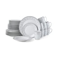 thumbnail image 4 of Fitz and Floyd Platinum Vine 32-Piece Dinnerware Set, Service For 8, Vine Pattern, 4 of 4