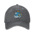 thumbnail image 4 of ZICANCN Cartoon Fish Angler Adjustable Baseball Cap Women , Hats for Men Adult Washed Cotton Denim Baseball Caps Fashion, 4 of 8