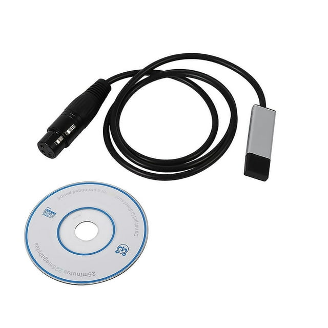 Mini USB to DMX Interface Adapter Controller DMX512 Computer Stage Light Controllers Dimmer