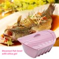 thumbnail image 3 of Batería de Cocina Fish Bowl Steamer Color sólido Silicona para microondas Horno Asado Utensilios de cocina Wdftyju Libre de BPA, 3 of 8