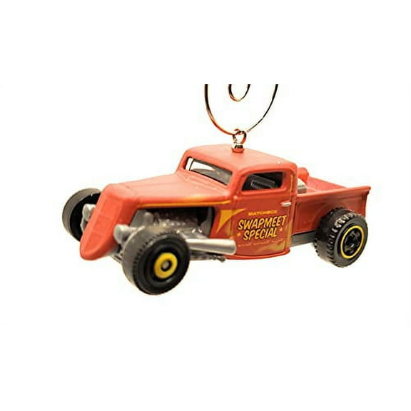 1935 Ford Pickup Truck Christmas Ornament 1:64 Red