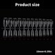 thumbnail image 3 of 24 Pcs Square False Nail Stylish Artificial Nail Glossy Full Cover Stick on Nail Colorful Star Cloud Press On Nail, 3 of 4