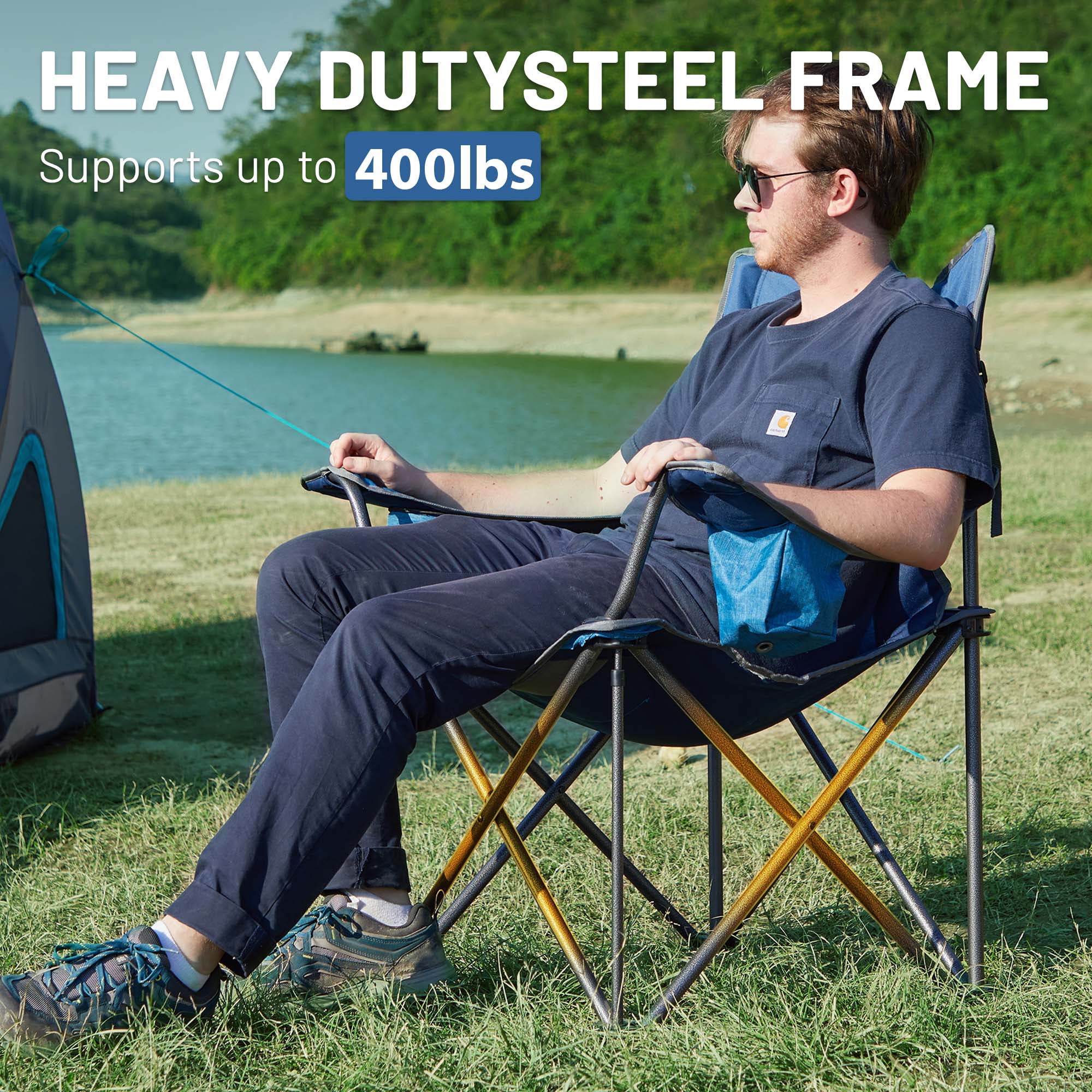 Timber Ridge Oversized Camping Chair, 400 Lb Capacity photo 8