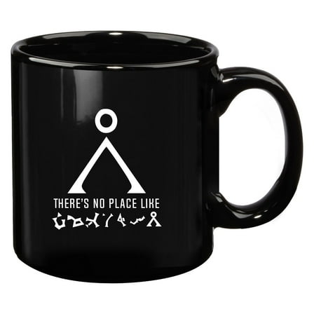 Stargate No Place Like Home 20 oz UVDTF Black Ceramic Mug