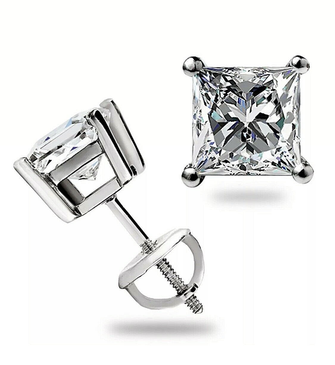Dazzlingrock Collection 0.15ct Round White Diamond Kite Shape Stud Earrings - Unisex Hip Hop Style