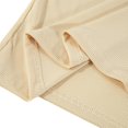 thumbnail image 5 of Women's Cotton Camisole, Audhol Women's Threaded Cotton Round Neck Wrapped Camisole Vest Beige Round Neck Tank Top L, 5 of 5