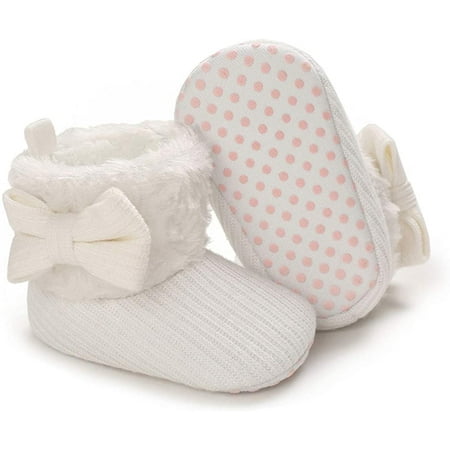 

Newborn Baby Girls Boys Boots Soft Anti-Slip Sole Warm Winter Snow Booties Toddler Infant Prewalker Shoes