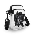 thumbnail image 3 of HELLHERO Schnauzer Pattern Crossbody Small Bags Unique Gift, Double Zipper for Outdoor Holiday Travel, Daily Commute or Casual Outings, 3 of 7