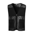 thumbnail image 2 of Women's Breathable Fishing Travel Hiking Waistcoat Jacket Vest Top Outerwear Lightweight Quick Dry Activewear for Casual Daily Outdoor Adventures Perfect All Day | CSEONE,Black XL, 2 of 7
