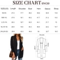 thumbnail image 2 of SUNBS Long Sleeve Cardigan Sweaters for Women Lightweight Open Front Tops Casual Loose Blouses with Pockets, 2 of 8