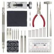 Ziss 100 PCs Watch Band Strap Link Pins Remover Repair Tool 10 in 1 Watchband Repair Kit