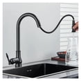 thumbnail image 5 of Antique Kitchen Faucet Pull Out Spray Kitchen Sink Single Handle, Deck Mount Water Crane 360° Rotation Hot Cold Water Mixer Tap, 5 of 10