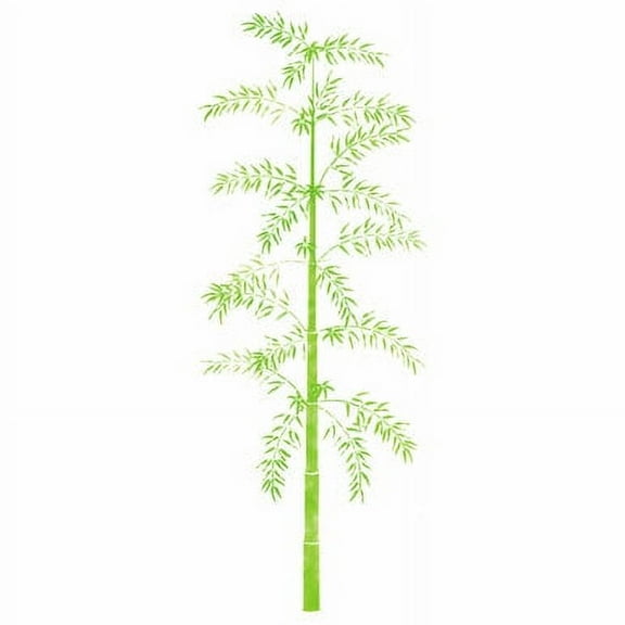 Large Bamboo Tree Wall Stencil SKU #1828 by Designer Stencils