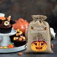 thumbnail image 4 of Étagère de Rangement 12 Sacs de Bonbons d'Halloween Sacs de Bonbons Rustiques en Jute Sacs de Bonbons en Jute Réutilisables Parfaits pour la Collecte de Bonbons d'Halloween Sacs de Bonbons d'Halloween pour Enfants, 4 of 6