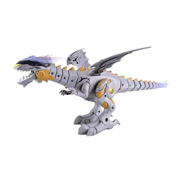 Juguete eléctrico en aerosol para mascotas, dinosaurio, dragón, robot, para niños