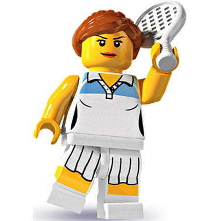 LEGO Minifigures Series 3 Female Tennis Player Minifigure (Best Female Tennis Player Of All Time)