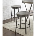 thumbnail image 4 of Portland 5 Piece Counter Height Dining Set in Gray and Brown, 4 of 4