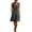 A Dark Gray, variant on Dress Fashion Outfits Women's V-Neck Sleeveless Mini Dress Asymmetrical Button Down Casual Shift Dress With Pockets Navy L