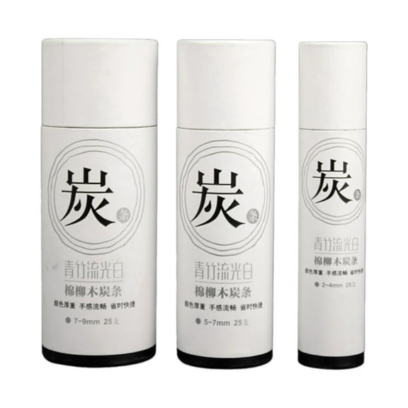 TIERPOP 75x/Set Artist Charcoal Sticks Charcoal Pencils Charcoal Drawing Pencils