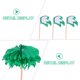 thumbnail image 3 of 50 unids Coconut Tree Pastel Picks Cake Decor Pastel Toppers Decorativos Picks Frutas, 3 of 7