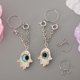 thumbnail image 3 of 1 Par De De Pezón De Ojos Y Palmas De Acero Inoxidable, Accesorio De Moda Sunnimix Nipplering de acero inoxidable, 3 of 8