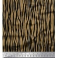 thumbnail image 1 of Soimoi Brown Cotton Duck Fabric Wild Animal Skin Decor Fabric Printed BTY 42 Inch Wide, 1 of 1