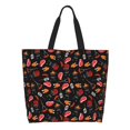 thumbnail image 1 of Fotbe BBQ Bolsa Tote Estética de Lona con Estampado para Mujer - Bolsa Reutilizable de Hombro Casual para Vacaciones, Compras, Trabajo y Gimnasio, 1 of 8