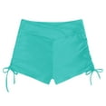 thumbnail image 6 of vigerkar Womens Swim Shorts Stretchy Sporty Bathing Suit Side Drawstring Boyshorts Quick Dry Swimsuit Bottoms Mint Green, M, 6 of 6