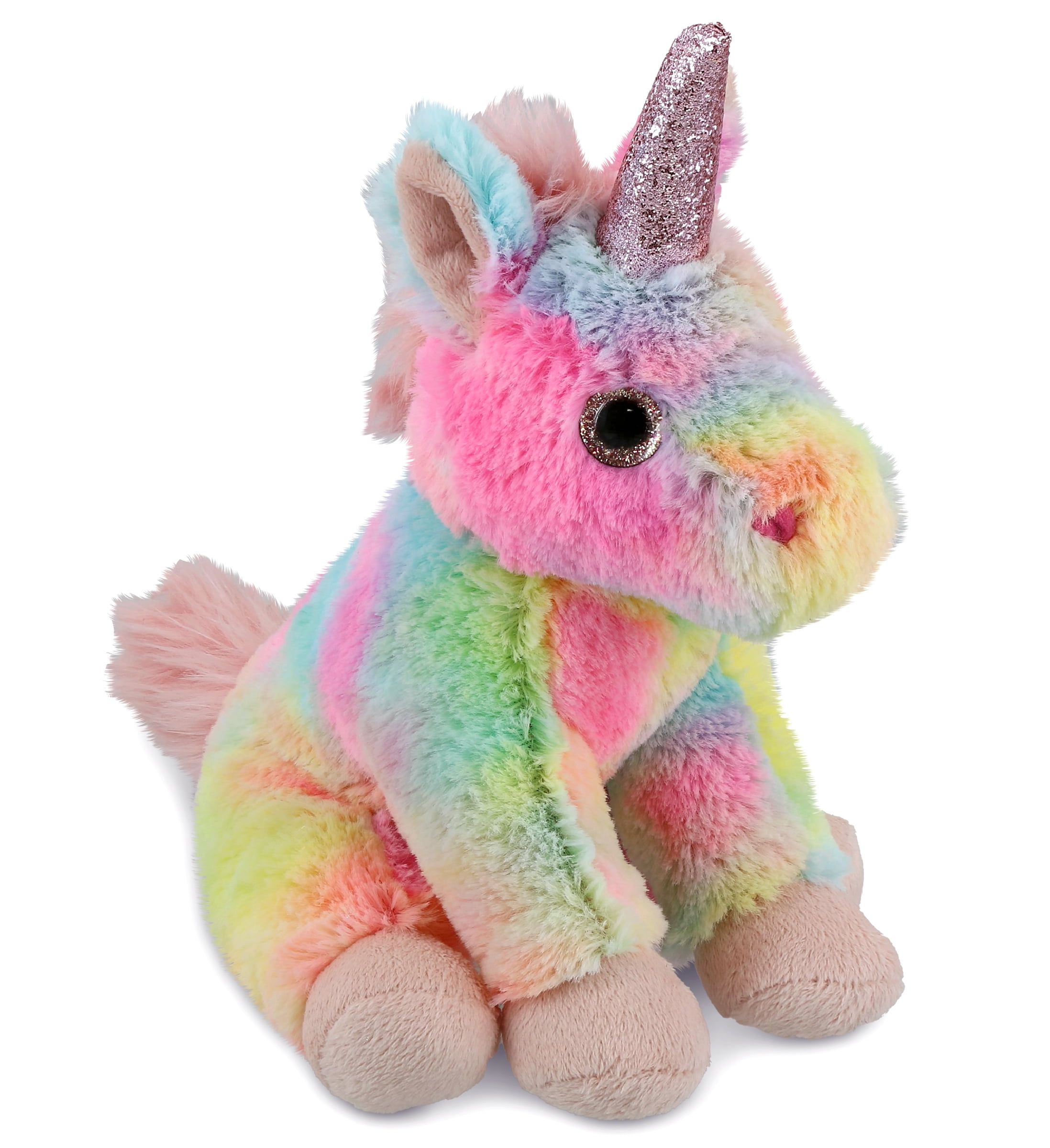 DolliBu Rainbow Unicorn Stuffed Animal Soft Huggable Unicorn Stuffed