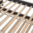 thumbnail image 6 of Full Size Upholstered Daybed with Twin Size Trundle, Home Furniute w/ Sofa Bed Design,Solid Wood Bedframe w/ Strong Wood Slat Support, No Box Spring Needed, Beige, 6 of 7