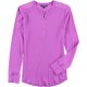 thumbnail image 1 of Ralph Lauren Camiseta básica con media cremallera para mujer, Púrpura, 2X, 1 of 1