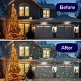 thumbnail image 6 of Star Shower Ultra 9 Outdoor Laser Light Projector, Remote Control, AS SEEN ON TV – 9 Patterns, Thousands of Lights, 3 Color Combinations (Red/Green), Motion/Still, Easy Decorating, up to 3,200 Sq Ft, 6 of 13