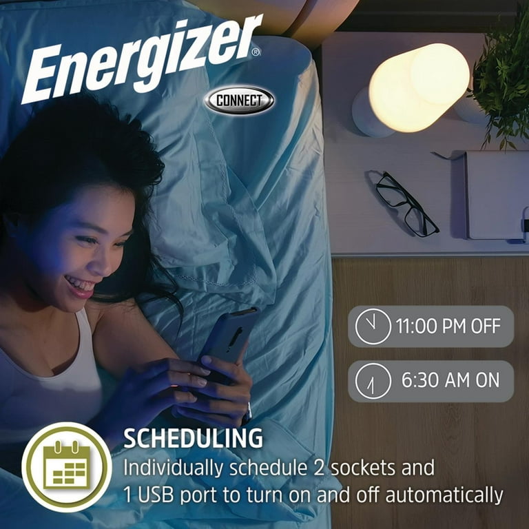 Energizer Connect Smart Plug w/Energy Monitor (EIE3-1001-WHT) ENRGPLUGMNTR,  1 - Fry's Food Stores