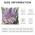 thumbnail image 5 of YINGXI  Spring Pillow Cover  Multi-Colored-Flowers Butterfly Decorations Seasonal Summer Cushion Case Decor for Home Sofa Couch  12x12in, 5 of 5