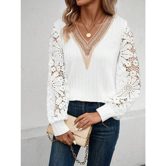 fanshangmao Women's Tops and Blouses Long Sleeve Boho Tops for Women 2026 Women's Fall Blouses with Sleeves my order history Birthday Gifts