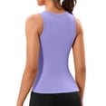 thumbnail image 5 of Sociala Womens Sleeveless Ribbed Tank Tops Full Back Sport Tops, 5 of 5