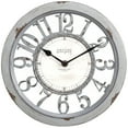 thumbnail image 3 of FirsTime & Co. Gray Antique Contour Wall Clock, Farmhouse, Analog, 10 x 2 x 10 in, 3 of 5