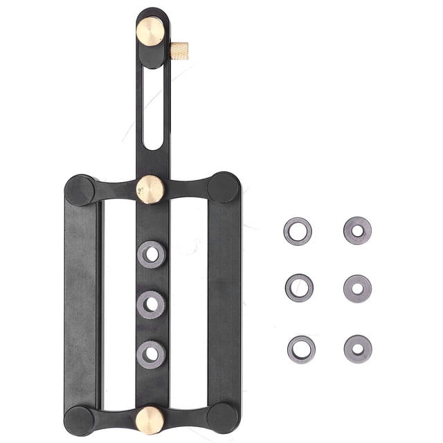 Herramienta de centrado automático manual para colocación precisa de pasadores redondos, capacidad de 235 mm