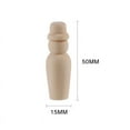 thumbnail image 5 of 20 Pieces/Set Solid Hard wood Peg Doll Male Dad / Grandpa Wooden Peg Dolls Natural Unfinished for Paint or Stain, 5 of 6