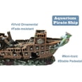 thumbnail image 2 of Decoraciones para peceras con forma de naufragio de barco pirata de Yjmei, decoraciones ecológicas de resina para peceras de agua dulce y salada, 2 of 5