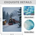 thumbnail image 3 of Diamond Art Kit for Adults, Train Winter Forest Scene Diamond Painting for Adults Beginners, DIY Diamond Art Painting Kits, 5D Diamond Painting Crafts for Home Decor 12x16 Frameless, 3 of 7