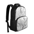 thumbnail image 2 of KUIFORTI White Marble Backpacks Laptop Backpack Lunch Backpack Trendy Nurse Teacher Work Bag with Insulated Cooler Lunch Box for Women Men/Travel Beach, 2 of 8